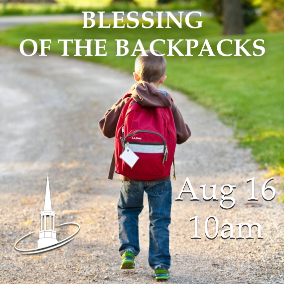 Blessing of the Backpacks